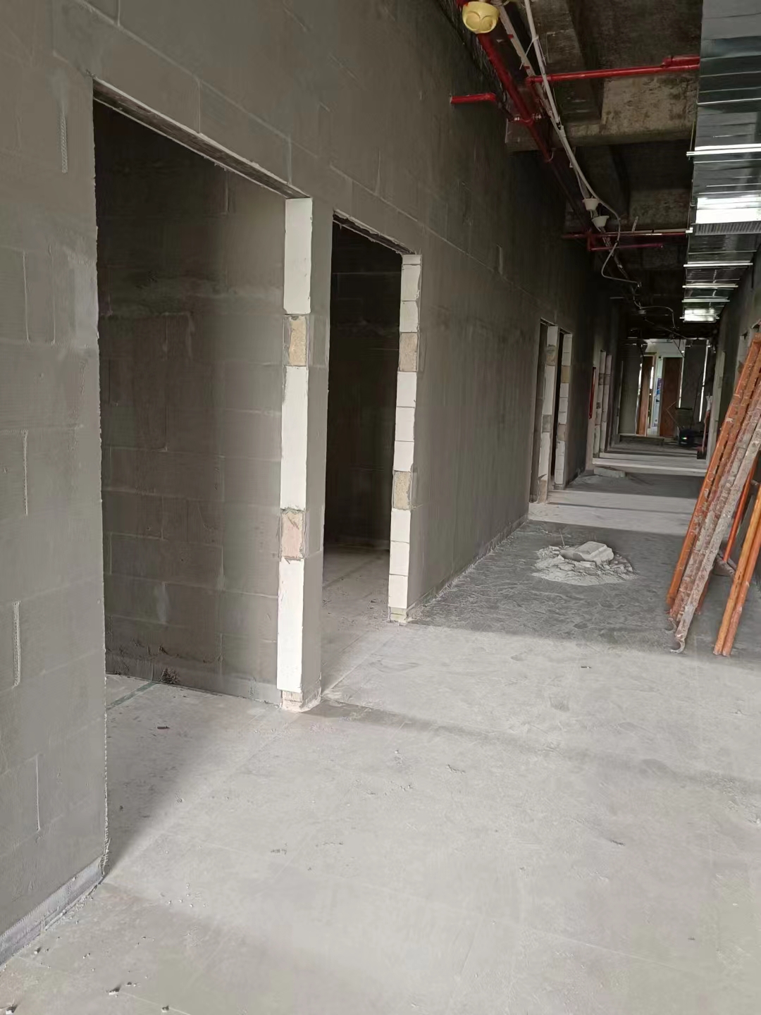 办公楼隔墙墙体搭建